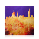 purple parliament - 39" x 39"