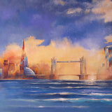 city sunset - 47" x 39"