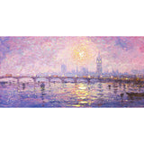 morning sparkle, westminster -12" x 6"