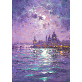 nocturne reflections, santa maria della salute - 5" x 7"