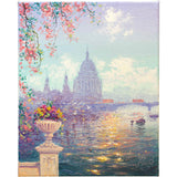 springtime by the thames - 8" x 10"