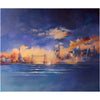 city sunset - 47" x 39"