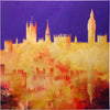 purple parliament - 39" x 39"